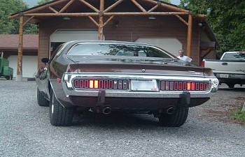 74 Charger SE Rear